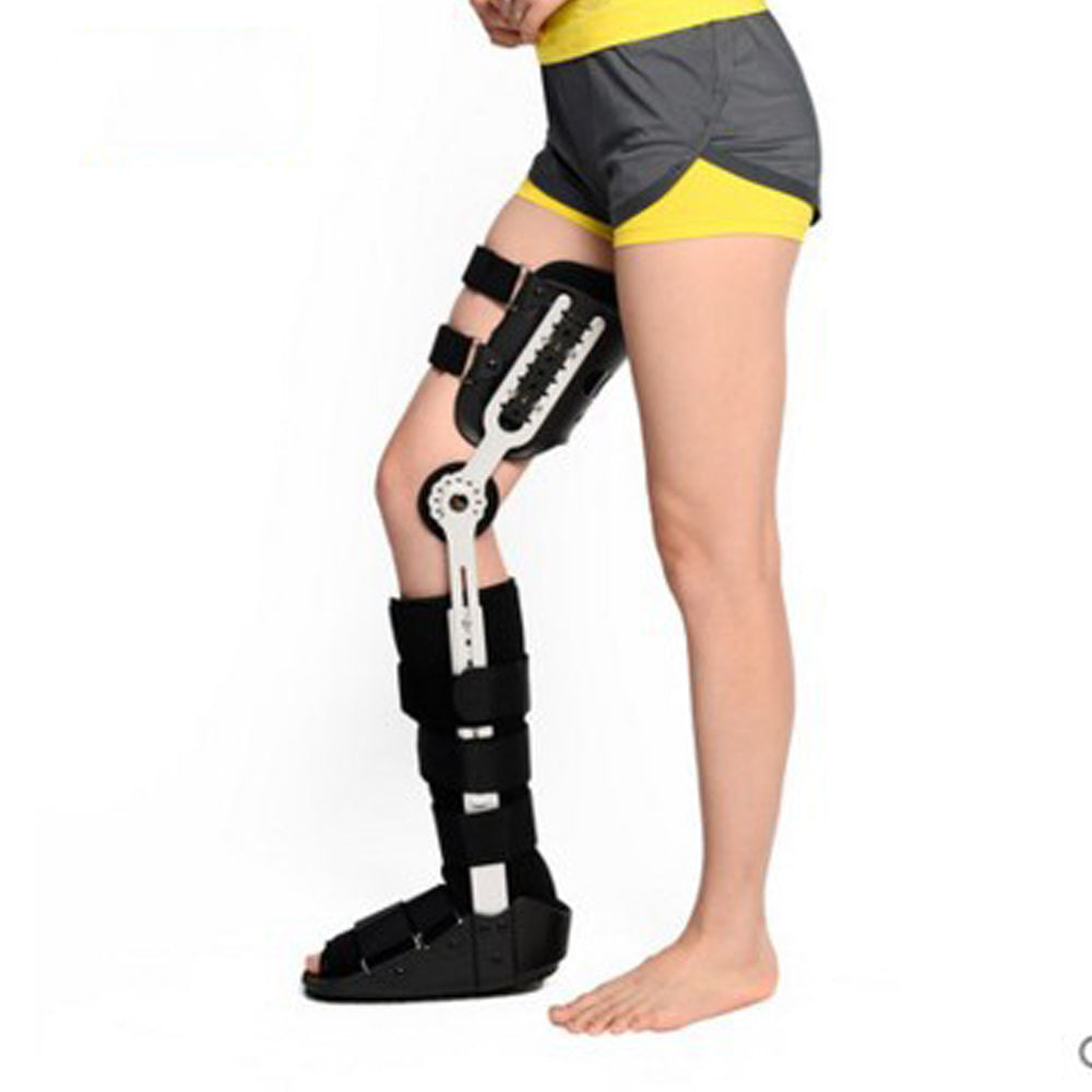 Fixed Hard Knee Ankle Foot Brace Orthosis